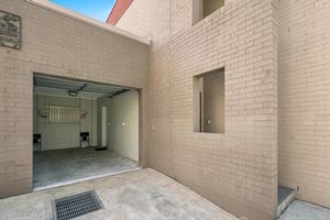 The Garage of a 2 Bedroom Townhouse Apartment at Birmingham Gardens Townhouses.