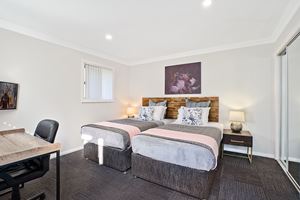 The Fifth Bedroom of a 5 Bedroom Townhouse Apartment at Birmingham Gardens Townhouses.