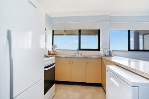 The Kitchen of Flagstaff Apartment